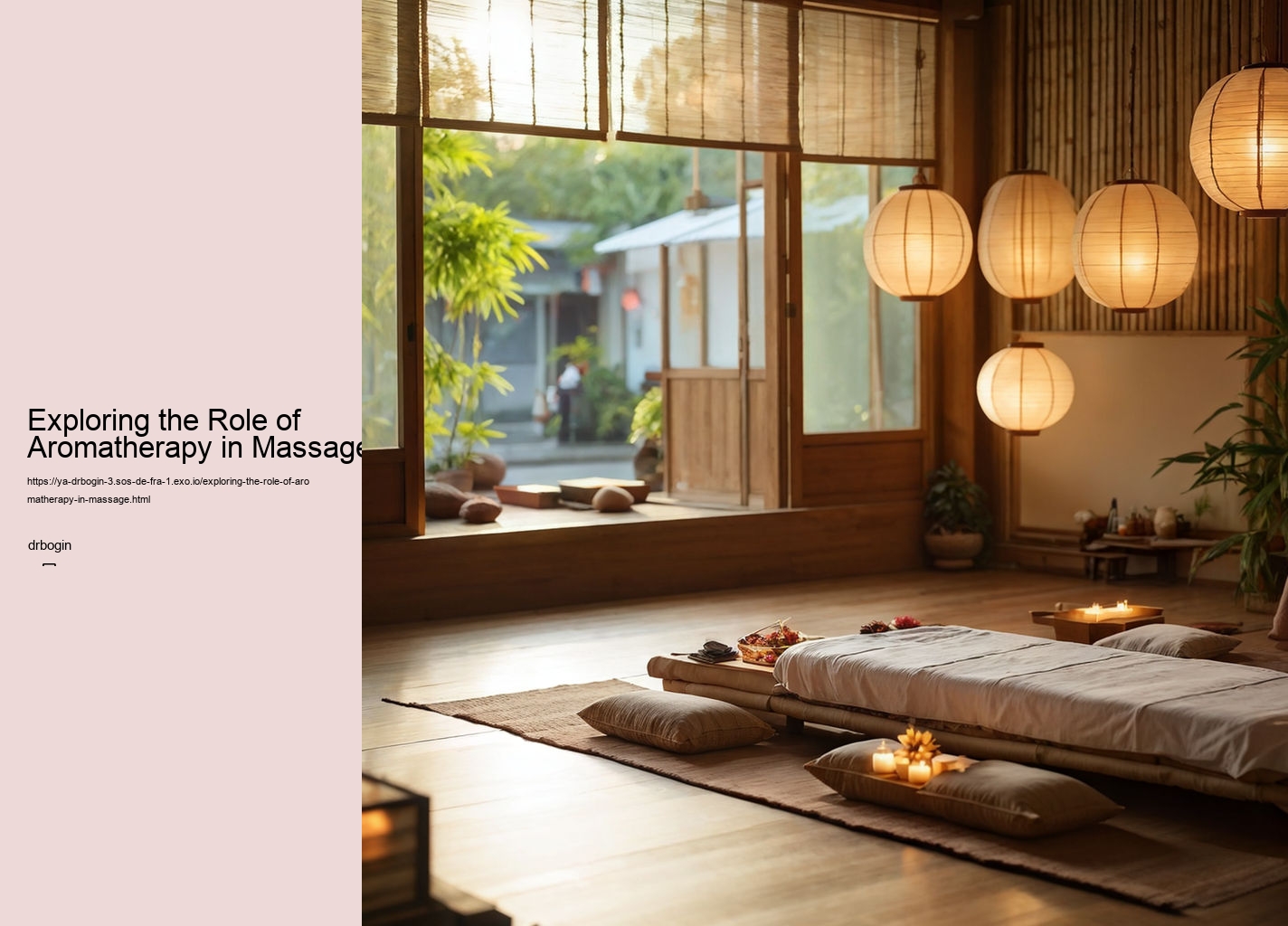 Exploring the Role of Aromatherapy in Massage